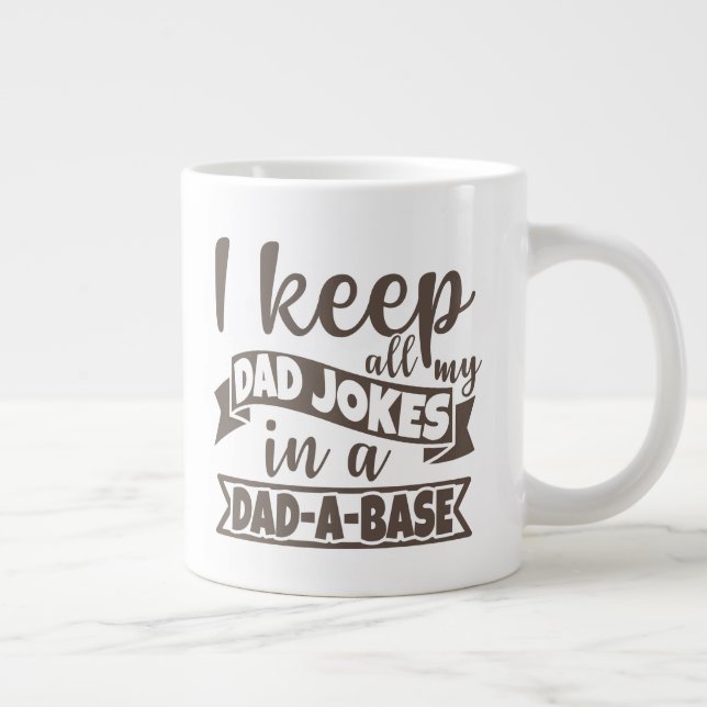 Caneca De Café Grande Piada de Pai Engraçada Computador Engenheiro de TI (Direita)