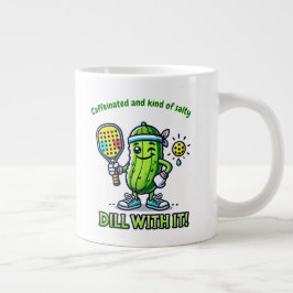 Caneca De Café Grande Pickleball Funny Coffee Mug Drinkware Kitchen