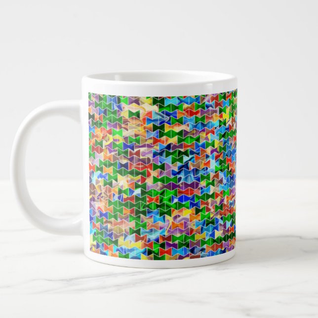Caneca De Café Grande Piecyties Swirl 20oz Mug (Esquerda)