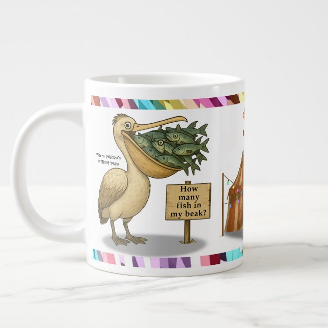 Caneca De Café Grande Pierre pelican's brilliant beak (Esquerda)