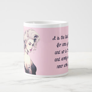 Caneca De Café Grande Pin-up inspirado na Barbie