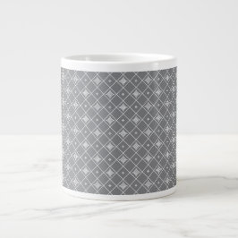 Caneca De Café Grande Pingente cruz geométrica