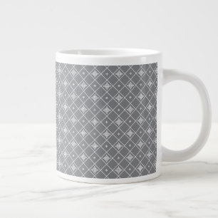 Caneca De Café Grande Pingente cruz geométrica