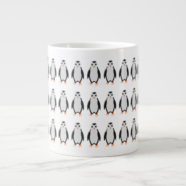 Caneca De Café Grande Pinguim (Frente)