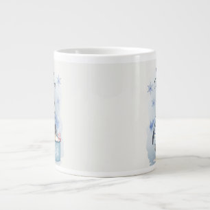 Caneca De Café Grande "Pinguim Bonito"