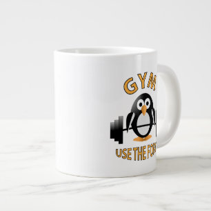 Caneca De Café Grande Pinguim com uma campainha