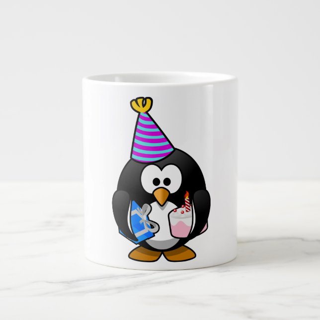 Caneca De Café Grande Pinguim do Partido (Frente)