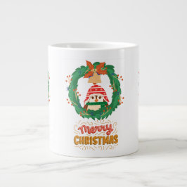 Caneca De Café Grande Pinguim, Feliz Natal