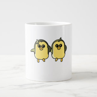 Caneca De Café Grande Pinguins Dançantes