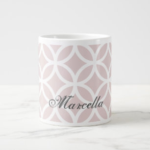 Caneca De Café Grande Pink Diamond Coffee Mug Personalizado Gigante