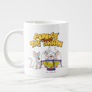 Caneca De Café Grande Pinky e o Cérebro | Ciências laboratoriais