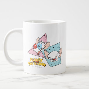 Caneca De Café Grande Pinky e o Cérebro   Gráficos retrorreflectores