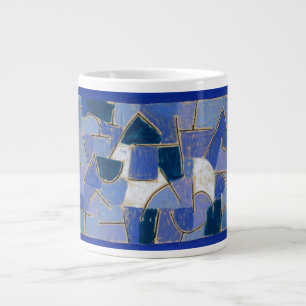 Caneca De Café Grande Pintura da noite azul (1937) de Paul Klee