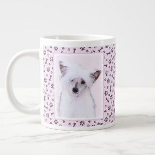 Caneca De Café Grande Pintura em Pó Chinês - Arte Canina