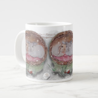 Caneca De Café Grande Pipa & Marlow Series Boganhues Print