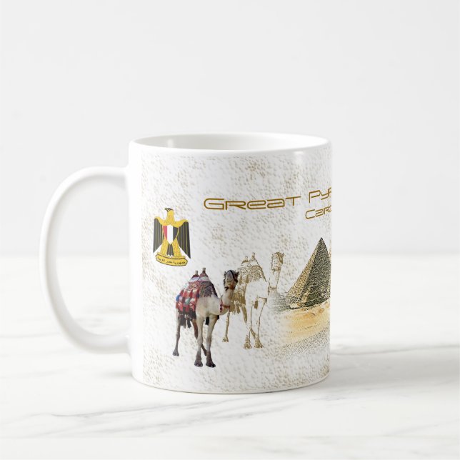 CANECA DE CAFÉ GRANDE PIRÂMIDE EM GIZA (Esquerda)