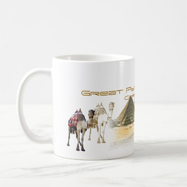 CANECA DE CAFÉ GRANDE PIRÂMIDE EM GIZA (Esquerda)