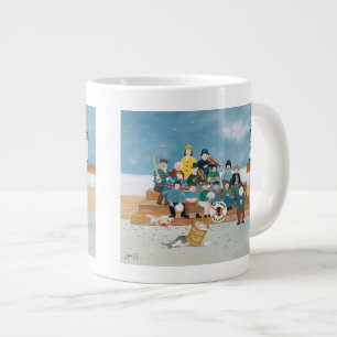 Caneca De Café Grande Piratas idosos de Penzance