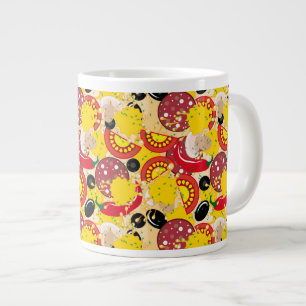 Caneca De Café Grande Pizza
