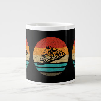 Caneca De Café Grande Pizza Slice Retro Style Vintage