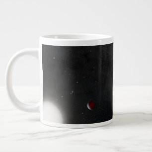 Caneca De Café Grande Planetas Orbitando A Epic Estrela Semelhante Ao So