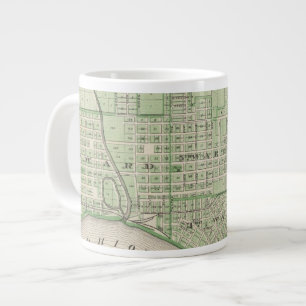 Caneca De Café Grande Plano Evansville, Vanderburgh Co