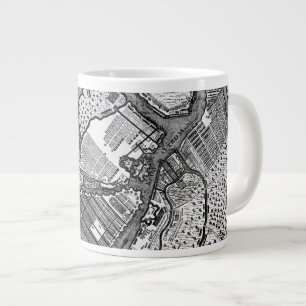 Caneca De Café Grande Plano Rua Petersburgo