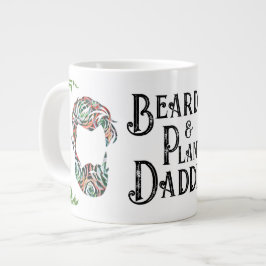Caneca De Café Grande Plant Daddy and Beards Jumbo Mug