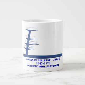 Caneca De Café Grande Plataforma de Divisor Ólímpico da Base Aérea Johns