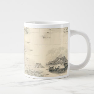 Caneca De Café Grande Polinésia  Ilhas no oceano Pacífico