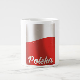 Caneca De Café Grande Polska, Polônia viagens vintage poster