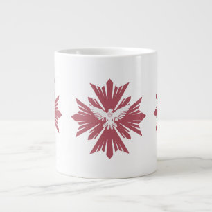 Caneca De Café Grande Pomba divina da paz