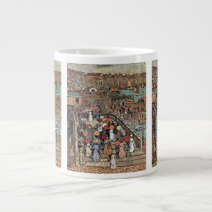 Caneca De Café Grande Ponte Della Paglia, Veneza de Maurice Prendergast
