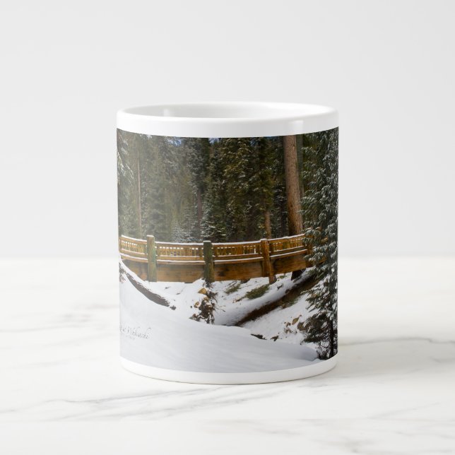Caneca De Café Grande Ponte em Wuksachi (Frente)