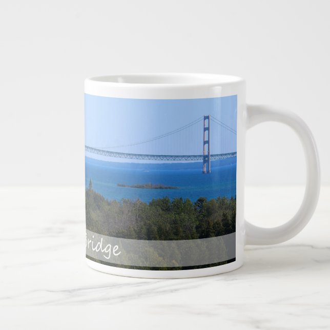 Caneca De Café Grande Ponte Mackinac (Direita)