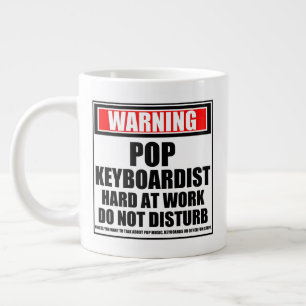 Caneca De Café Grande Pop de aviso Duro Keybotist no trabalho