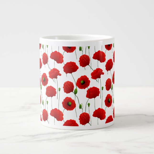 Caneca De Café Grande Poppies (Frente)