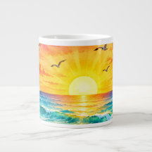 Pôr do sol paradisíaco tropical Arte de praia em a