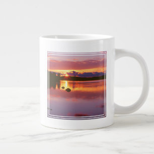 Caneca De Café Grande Pôr do sol sobre a Baía de Alexander