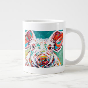 Caneca De Café Grande Porquinho