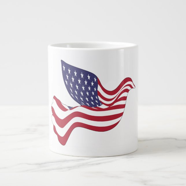 CANECA DE CAFÉ GRANDE PORTA DE PAZ AMERICANA (Frente)