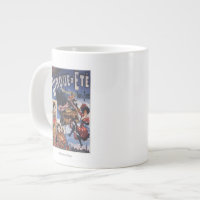 Poster de Balões de Ar Quente e Mulheres Japonesas