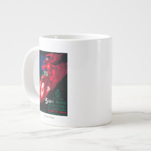 Caneca De Café Grande Poster de motocicleta 5 Gran Premio Internat