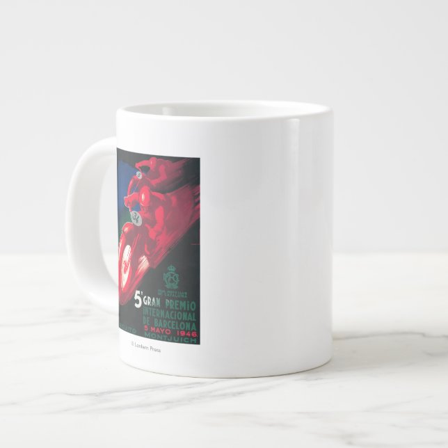 Caneca De Café Grande Poster de motocicleta 5 Gran Premio Internat (Frente Esquerda)