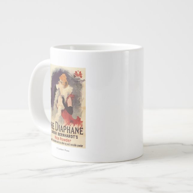 Caneca De Café Grande Poster De Promo Da Mulher De La Diaphane (Frente Esquerda)