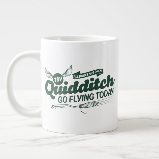 Caneca De Café Grande POSTER DE Recrutamento QUIDDITCH™ (Esquerda)