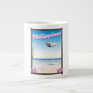 Caneca De Café Grande Poster de viagens Filipinas