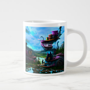 Caneca De Café Grande Posto Apocalyptic Fairy Tale Land (Darker)
