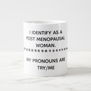 Caneca De Café Grande Posto Menopausal