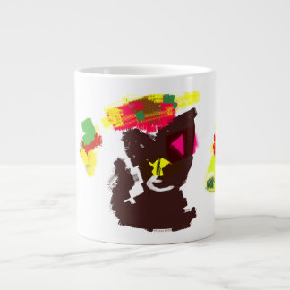 Caneca De Café Grande Pouco de outono de Gato Negro